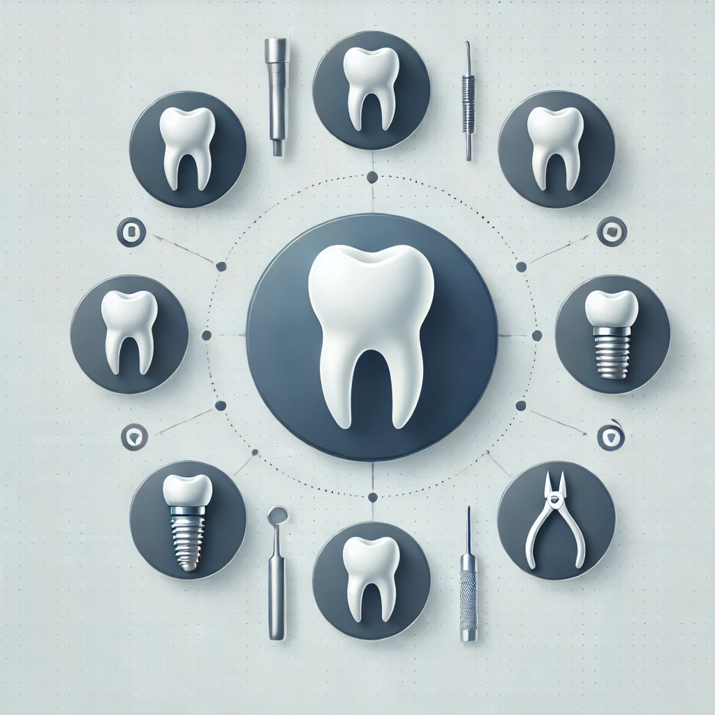 Replace missing teeth with dental implants